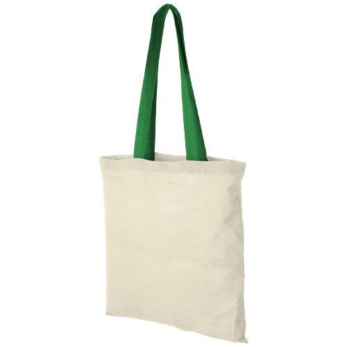 Sac publicitaire coton 100g - Nevada Naturel et Vert vif